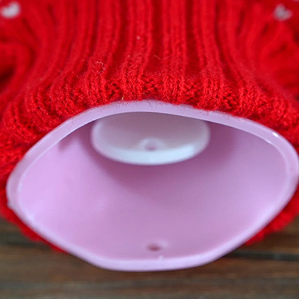 32*20 см сумка для горячей воды мультяшный вязаный чехол большого размера тканевый