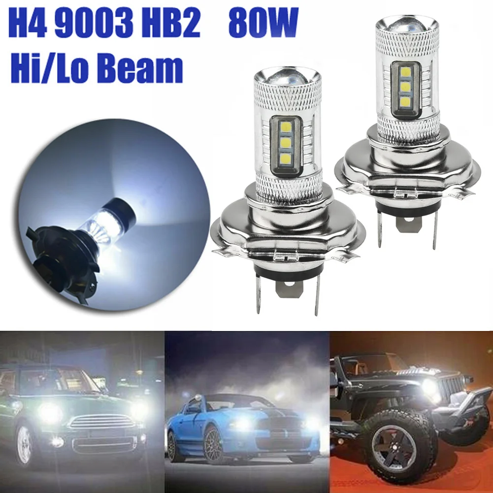 

2 шт. H4 9003 HB2 Противотуманные фары дальнего света светодиодсветильник фасветодиодный высокой яркости лм 80 Вт Высокий/Низкий Луч DRL 90 Вт белый ...