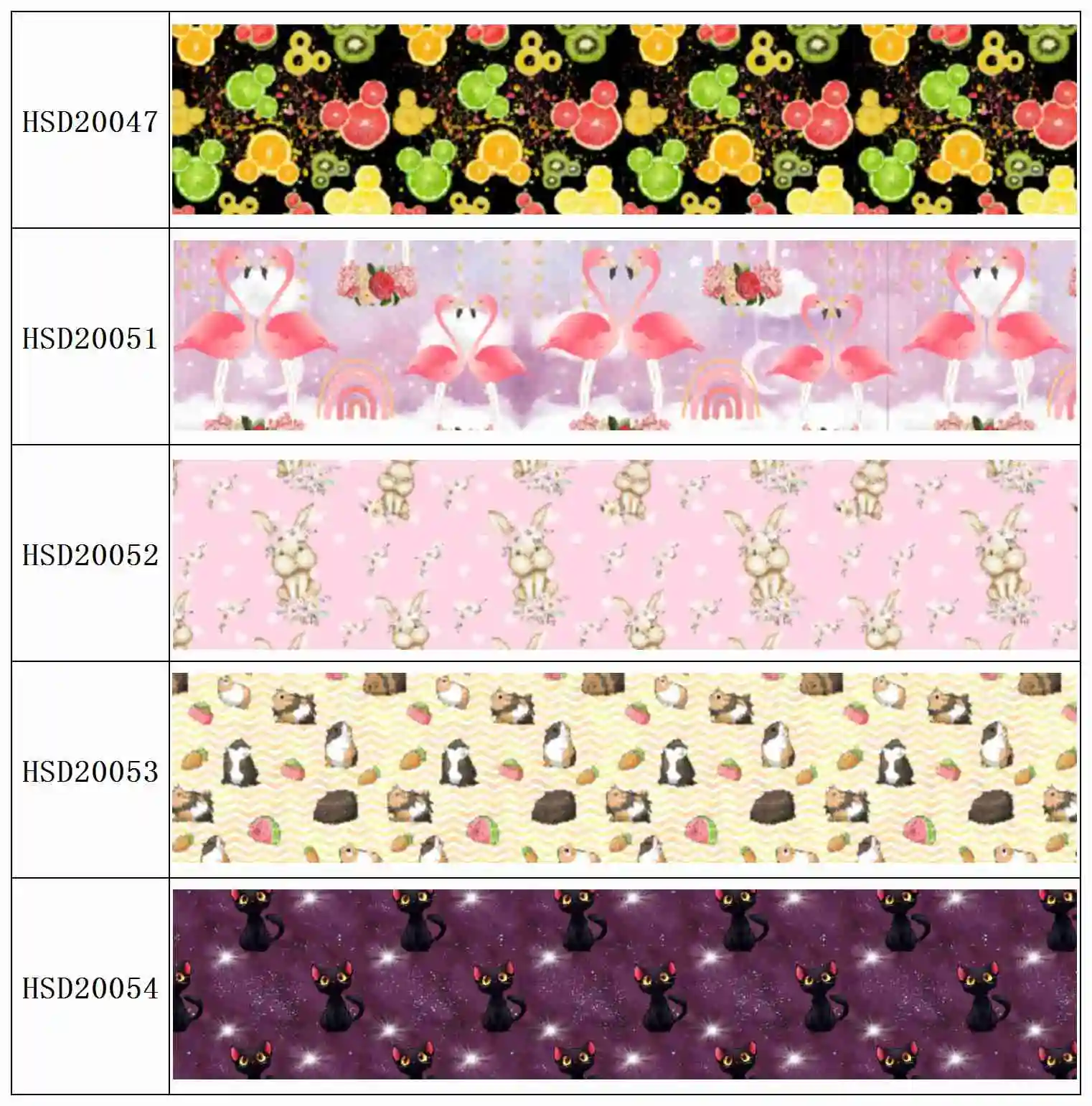 

22MM 25MM 38MM 50MM 75mm Printed Pattern on Grosgrain Ribbon for diy ribbon