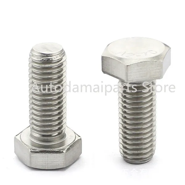 

Hex Head Bolts M10 M16 M20 1/4" 5/16"gr 4.8/6.8/8.8/10.9/12.9 Din933 Din931 934 Fine Thread Inch Hex Bolts and Nuts R60 ZAX60