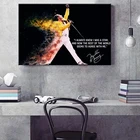 Freddie Mercury винтажная Картина на холсте постеры и принты картина певица королева настенная Абстрактная Декоративная домашняя Декорация