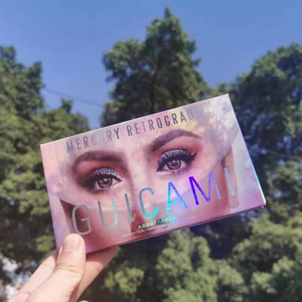 18 цветов Палитра теней для век прочная многоцветная легкая в применении