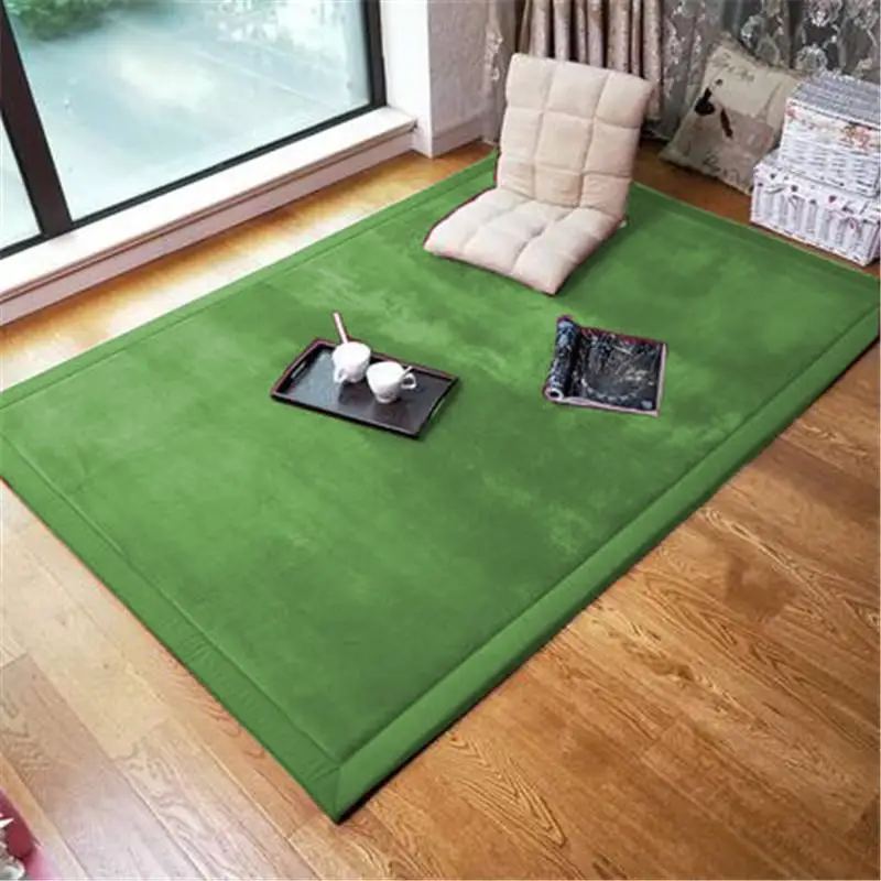 50 новый толстый коралловый флисовый ковер татами коврик для спальни детский