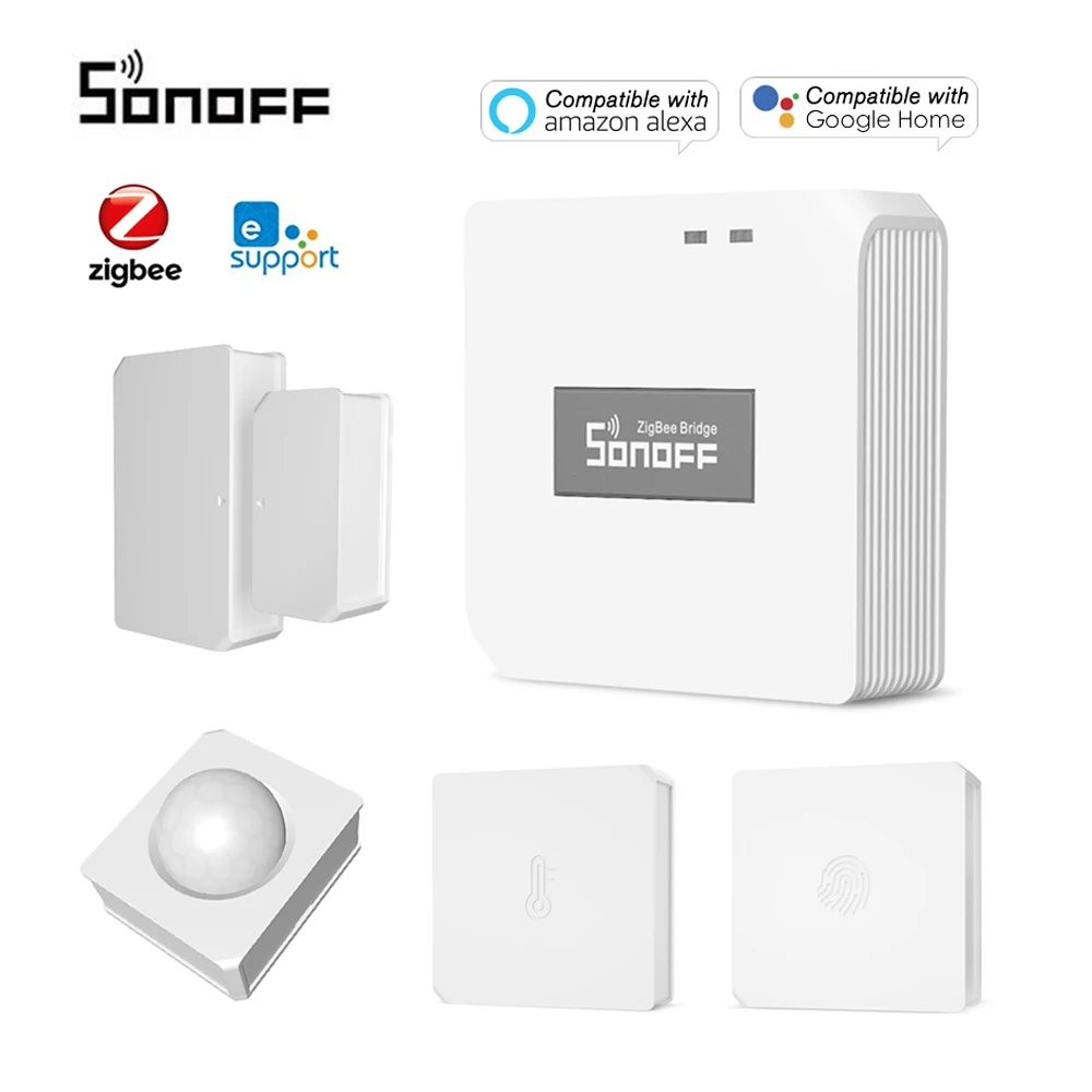 Мост SONOFF Zigbee/беспроводной переключатель/датчик температуры и влажности/датчик