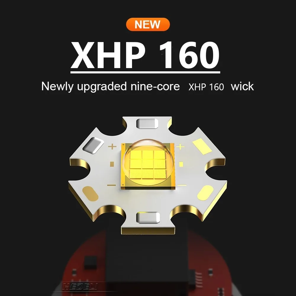 Preise Super Helle XHP160 Leistungsstarke Led Scheinwerfer IR Sensor Kopf Lampe Licht XHP90 Usb Kopf Taschenlampe 18650 Wiederaufladbare Angeln Laterne