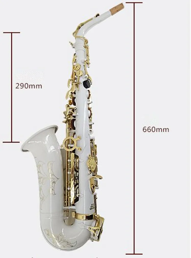 Новый высококачественный Профессиональный альт саксофон Sax плоский музыкальные