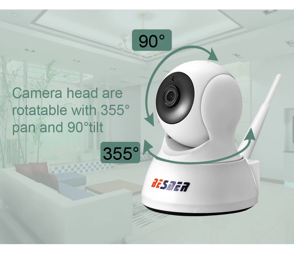 Besder HD 1080P IP камера PTZ Безопасности двухсторонняя аудио ИК ночного видения Смарт видеонаблюдения P2P Мини WiFi камера детские мониторы