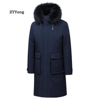 2020new winter long jacket windproof male cotton fashion mens parkas casual man coats high quality men coat plus size xxxl