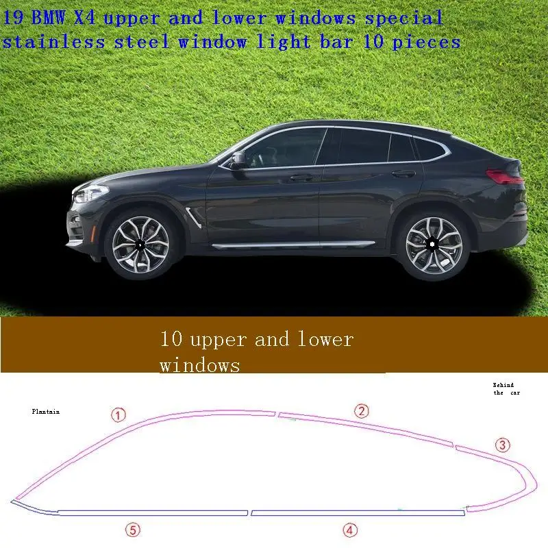 

Para Carros Accessori Auto Araba Aksesuar Sticker Exterior Decoration Car Accessories Window Body 2019 FOR BMW X4 series
