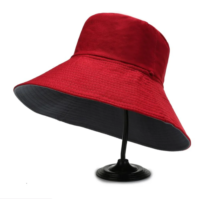 

Sun Hat Summer Foldable Bucket Hat For Women Outdoor Sunscreen Cotton Fishing Women's Outdoor Sunscreen Fishing Hat Fishing
