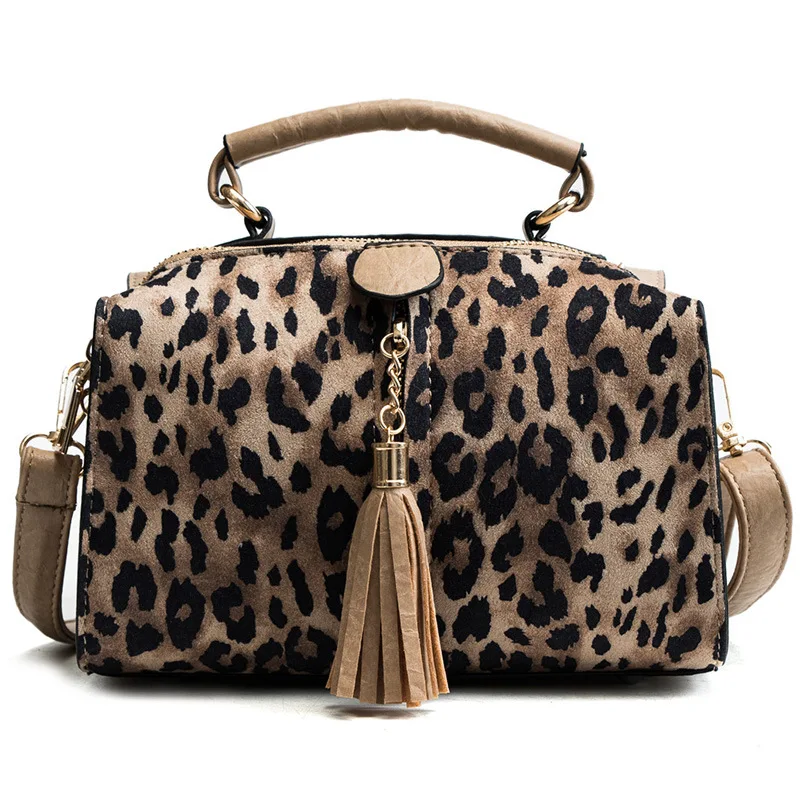Модная подушка сумка с леопардовым узором в Гонконге|Сумки ручками| |