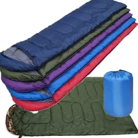 sleeping bag single person zip hiking camping suit case envelope waterproof