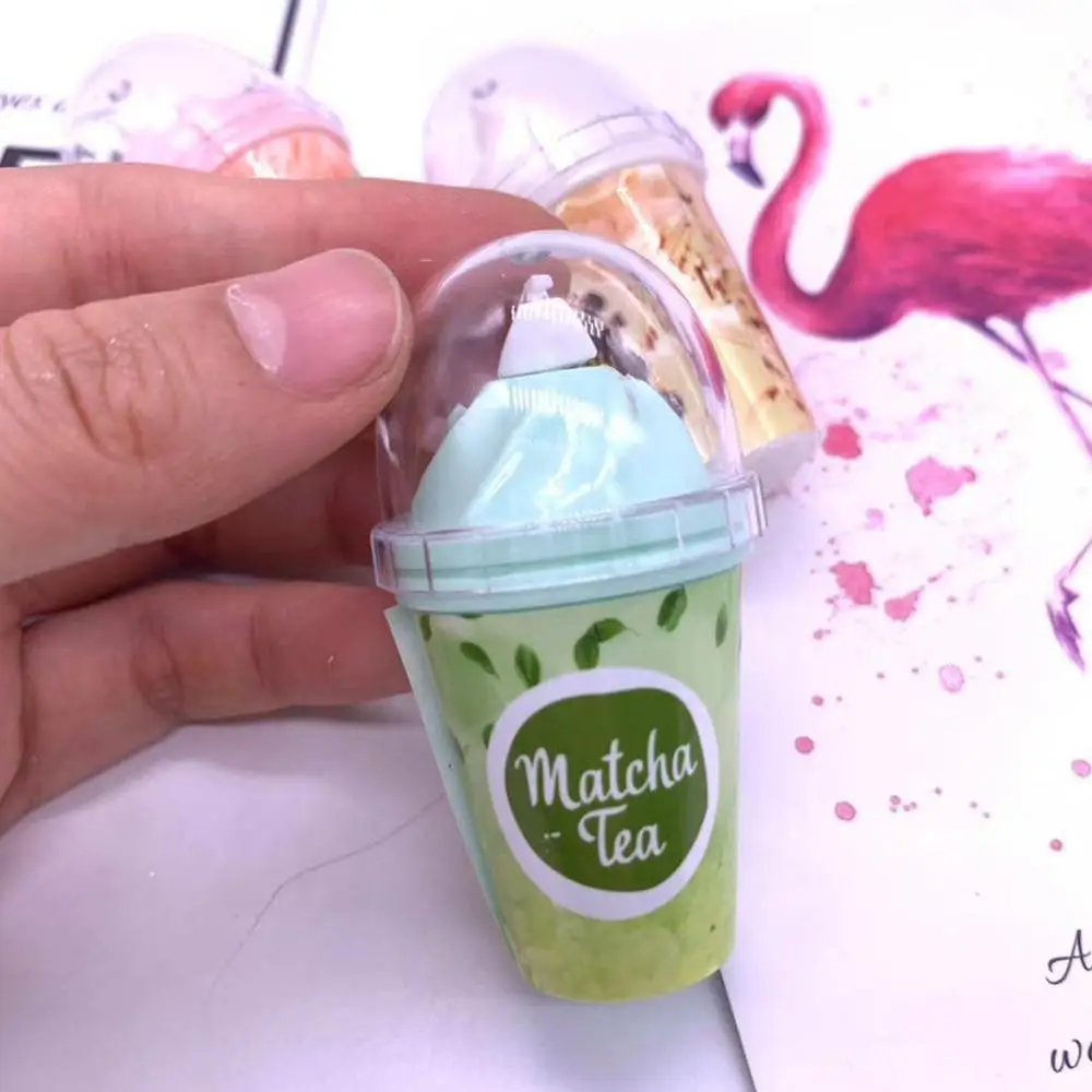 Милый молочный стаканчик коррекция мороженого Корректирующая лента