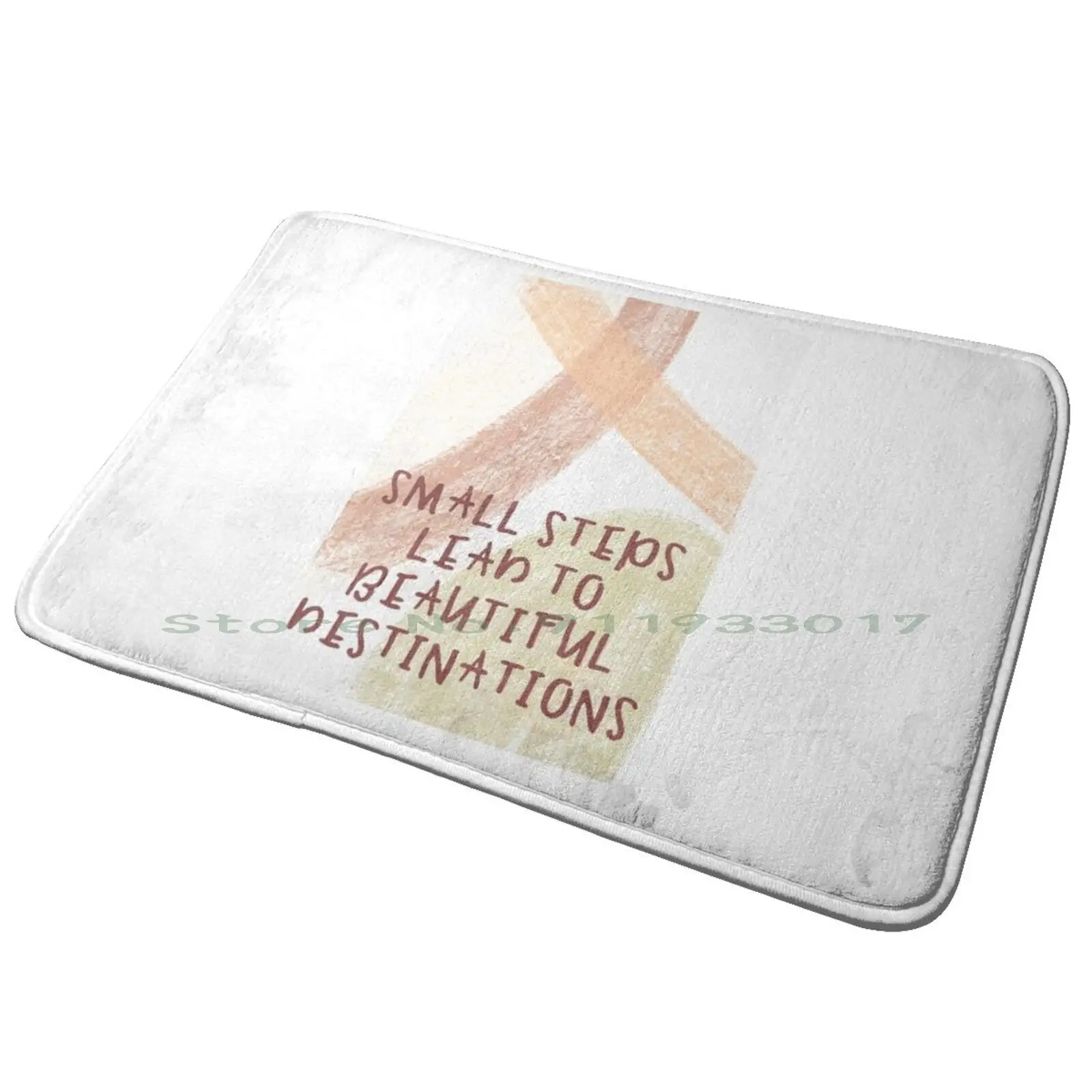 Небольшие шаги приведут к красивым направлениям коврик для входной двери ванной