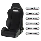 Автомобильная металлическая эмблема на сиденье для Seat Toledo Tarraco MII LEON MK2 MK3 IBIZA EXEO CORDOBA ATECA AROSA ARONA ALTEA Alhambra, эмблема на сиденье