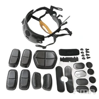 fast helmet suspension system with lining and ops adjustable modified tactical epp sponge accessories