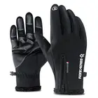 Мужские зимние Бархатные Теплые Зимние перчатки для сенсорных экранов для улицы езды спорта вождения ветрозащитные противоскользящие Модные женские перчатки