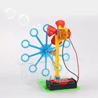 Машинка для мыльных пузырей ручной работы, развивающая интеллект, научный эксперимент, игрушка для детей