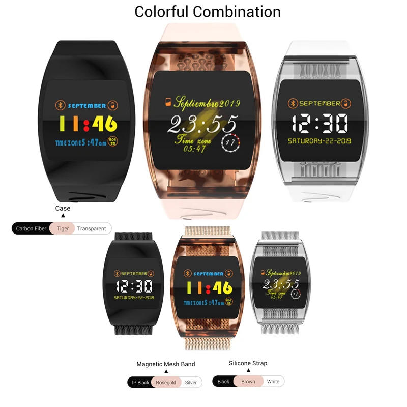 

Fashion Smart Watch Men Women Waterproof Smartwatch Blood Pressure Oxygen Heart Rate Tracker Smart Clock P63 For Android IOS