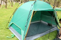 outdoor double tent for 2 people fully automatic camping rainstorm proof double layer set new sunshade portable tents