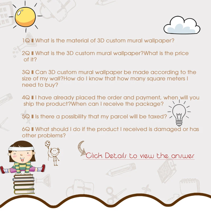 Пользовательские 3D фото обои креативные конфеты настенная детская комната