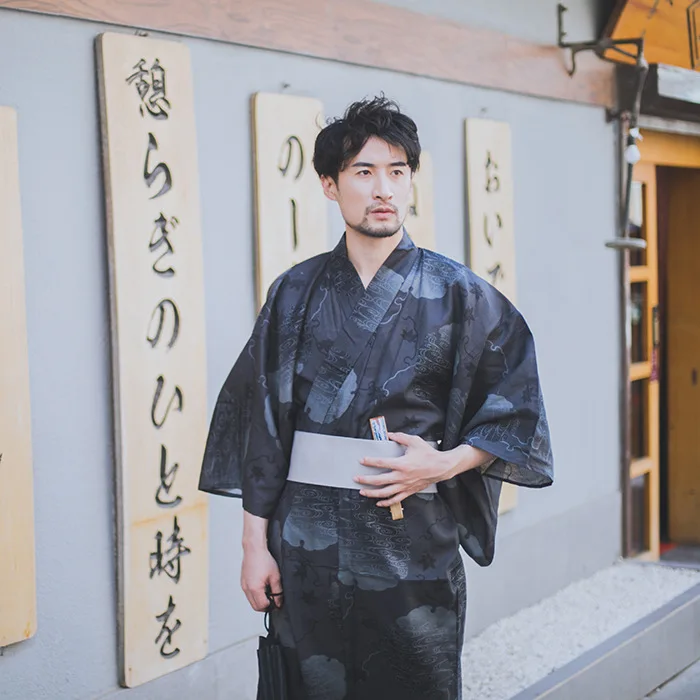 Традиционное японское кимоно юката для мужчин пижамы самурайская азиатская