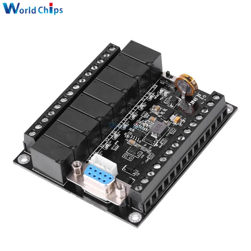 PLC программируемый контроллер DC 24V регулятор ПЛК FX1N-20MR промышленная плата