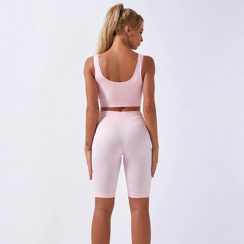 Женский спортивный комплект TWOTWINSTYLE эластичный Быстросохнущий из жилета с