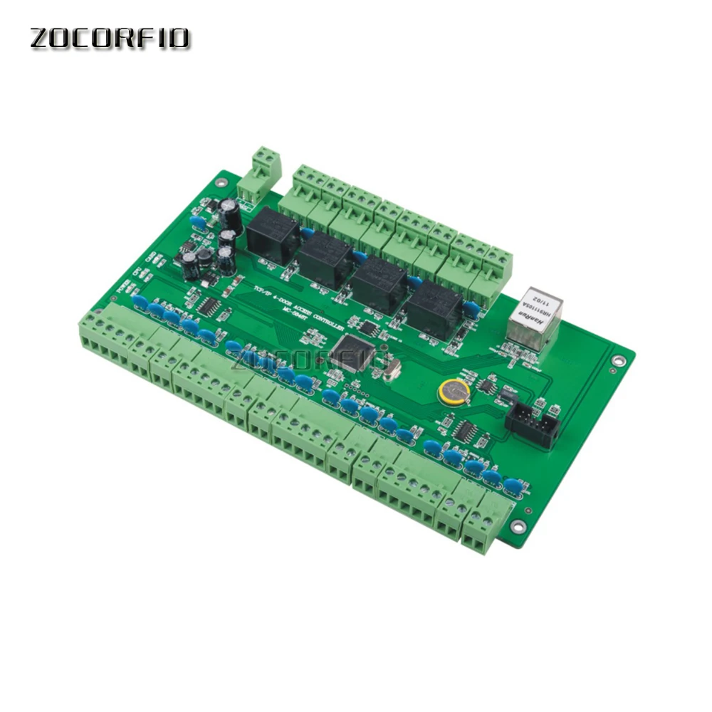 Four Door Network Access Control Panel Board With Software Communication Protocol TCP/IP Wiegand Reader for 4 Use | Безопасность и