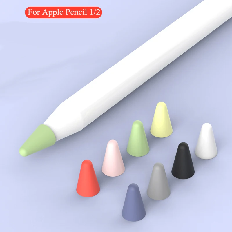 Фото Чехол с наконечником карандаша для Apple Pencil 2 1 поколения чехол 8 шт. бесшумный Чехол с наконечником карандаша для Apple Pencil 2 1 поколения чехол 8 шт. бесшумный
