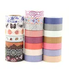 B427-B450 1 шт. Kawaii Сетка декоративная лента Бумага лента для маскировки Творческий Скрапбукинг канцелярские товары для школы поставки