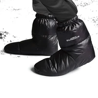 goose down slippers ultralight indoor warm down socks unisex boots socks shoes cover sleeping bag accessories