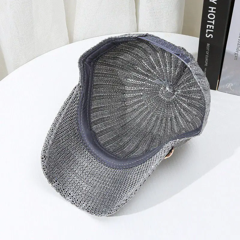 

New Fashion Women Hollow Baseball Cap Summer Breathable Cool Equestrian Mesh Hat Snapback Sun Hat Sports Running Cap