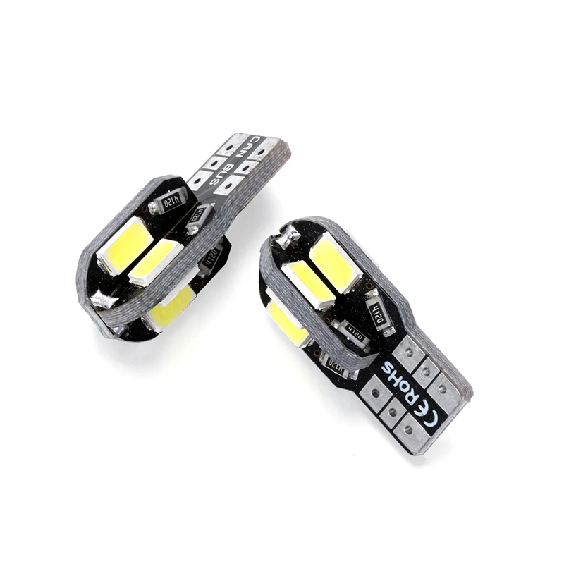 1 шт. T10 8SMD 5630 Светодиодный светильник для автомобиля Canbus NO OBC Ошибка Авто Клин