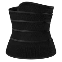 waist trainer slimming wrap extendable flat double reinforced lose weight belt strengthen elastic wrapping tummy belt for women