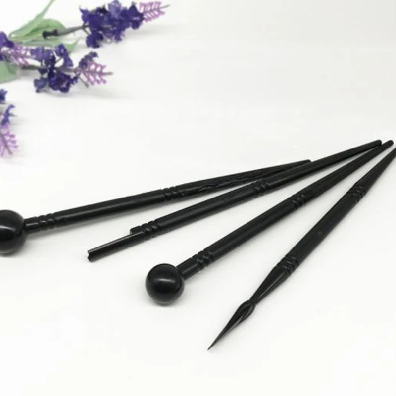 Детские игрушки цветные формочки резьба кисть для поделок 4 шт. керамические