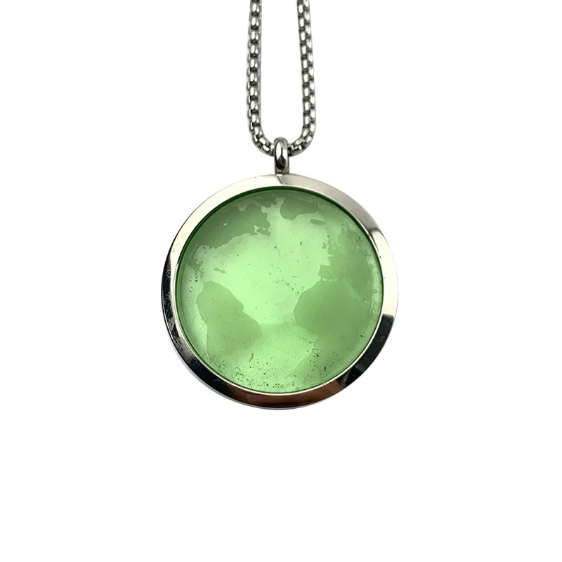 

Новая Земля стеклянный кулон нержавеющая сталь энергия отрицательных ионов Цепочки и ожерелья quantum шеи инструмента против усталости глаз, ...