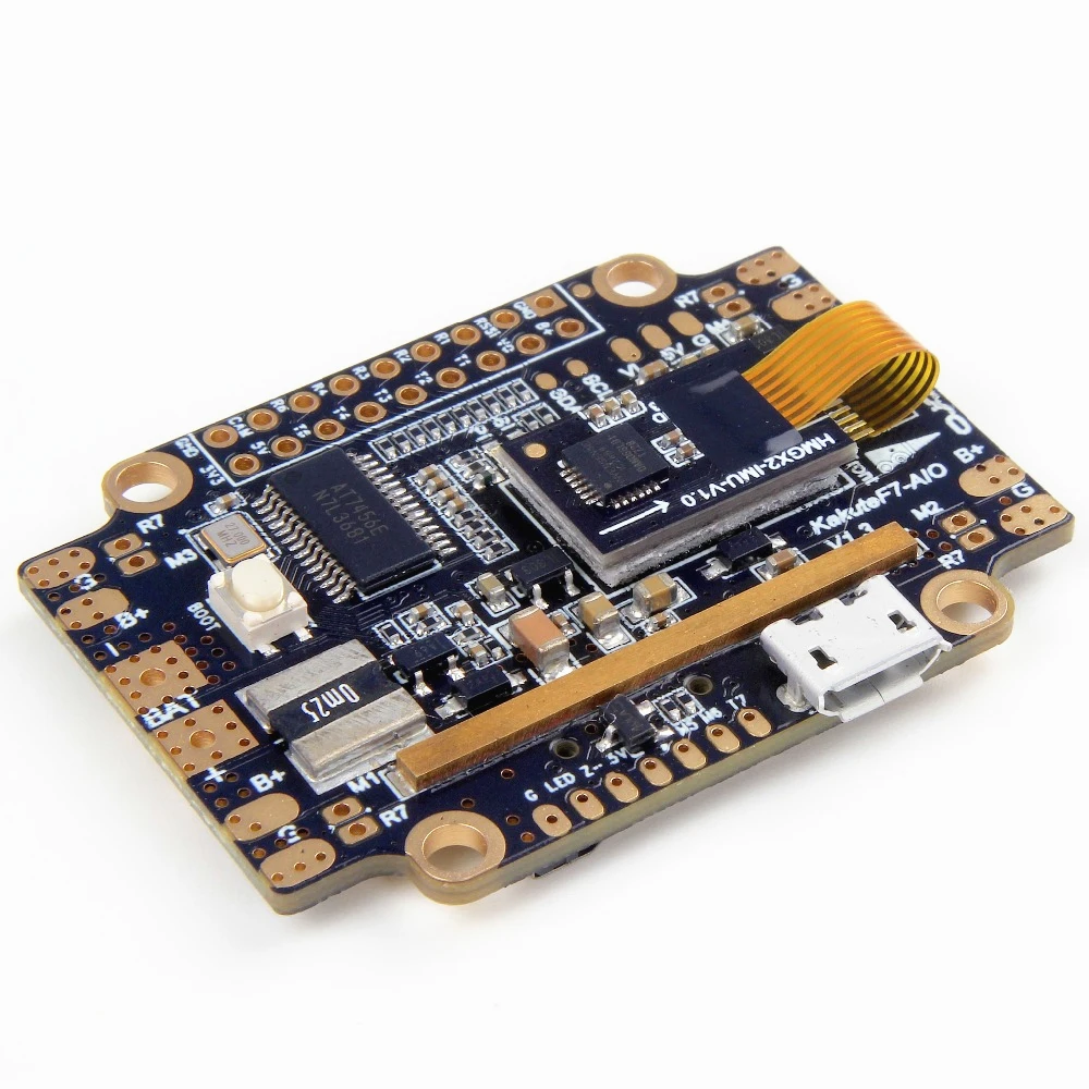 Полетный контроллер Holybro Kakute F7 AIO STM32 F745 Betaflight OSD с поддержкой BLHeli встроенный BMP280 PID