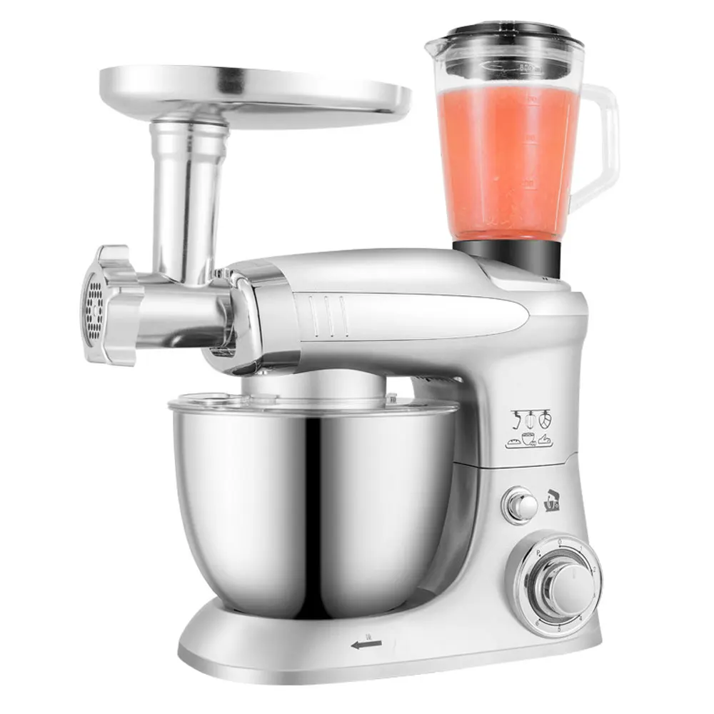 

Household Food Stand Mixer Multifunctional Egg Whisk Dough Cream Blender Meat Grinder Mixing Kneading Machine