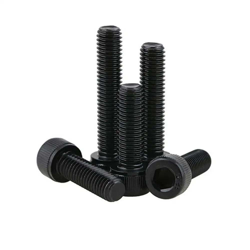 Black Left Threaded Hex Hexagon Socket Cap Screws Reverse Tooth Thread Cup Head Allen Bolts DIN912 Grade 12.9 M5-M12 | Обустройство