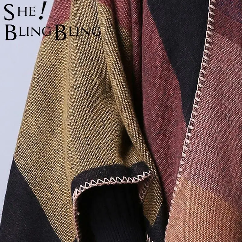 SheBlingBling оптовая продажа уличный кардиган свитер оснастки необходимо Colorblock