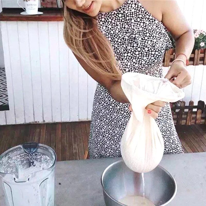 Многоразовый фильтр-мешок для Молоко Фруктовый сок гаек 4 размера 100-300 меш