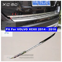 rear trunk lid cover tailgate trim hatch back door handle molding boot garnish strip accessories for volvo xc60 2014 2015 2016