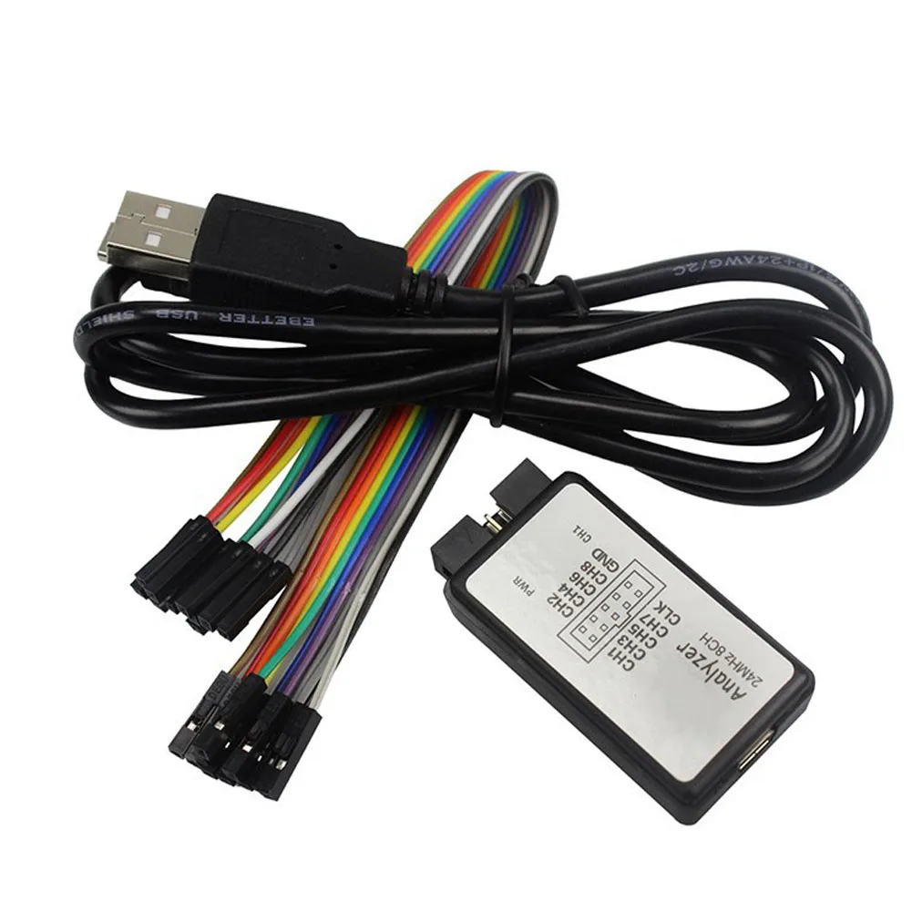 FPGA инструмент для отладки 24 м 8CH USB питание Профессиональный мини загрузка данных