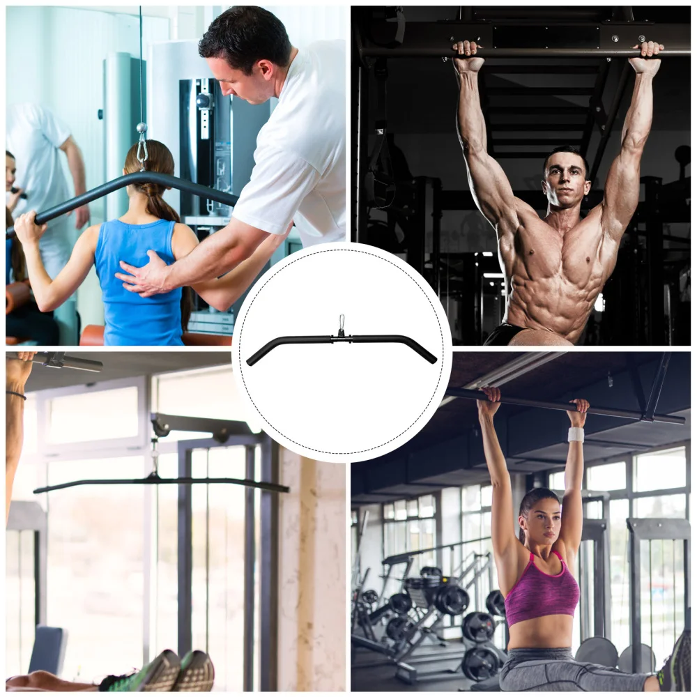 

1 Set Muscle Pulling Bar Gym Rod Fitness Rod Bicep Bar Triceps Rope Fitness Grip