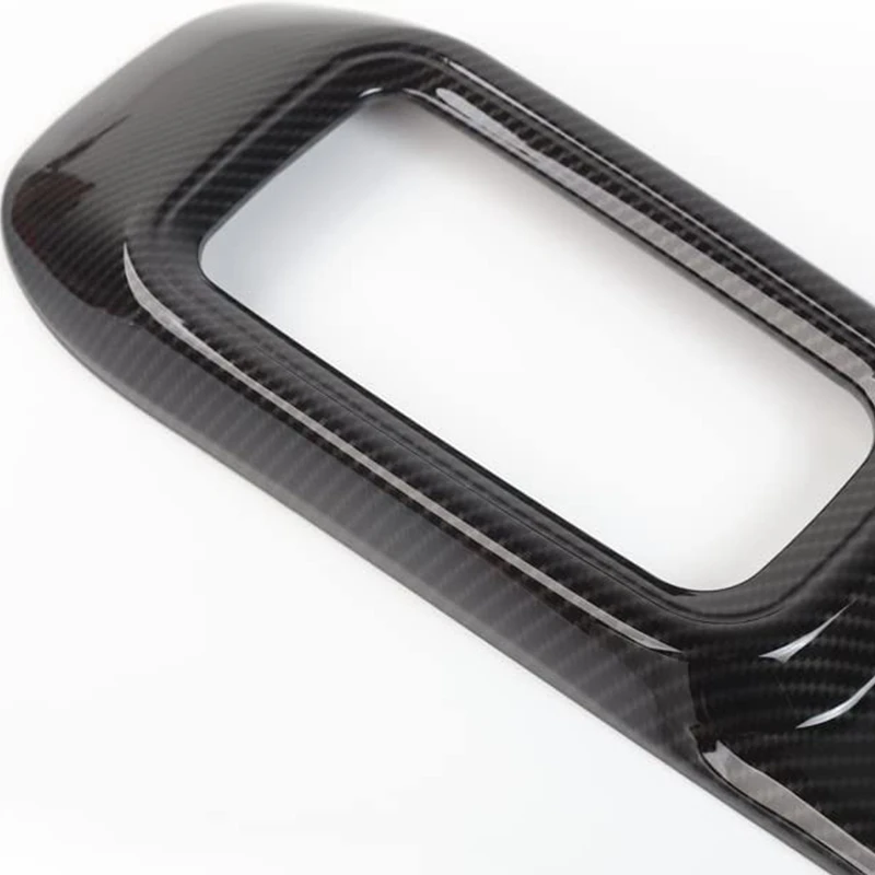 

ABS Carbon Fiber Style Cup Holder Panel Cover & Armrest Storage Central Key Cover for Jeep JK Wrangler & Unlimited 2Pcs