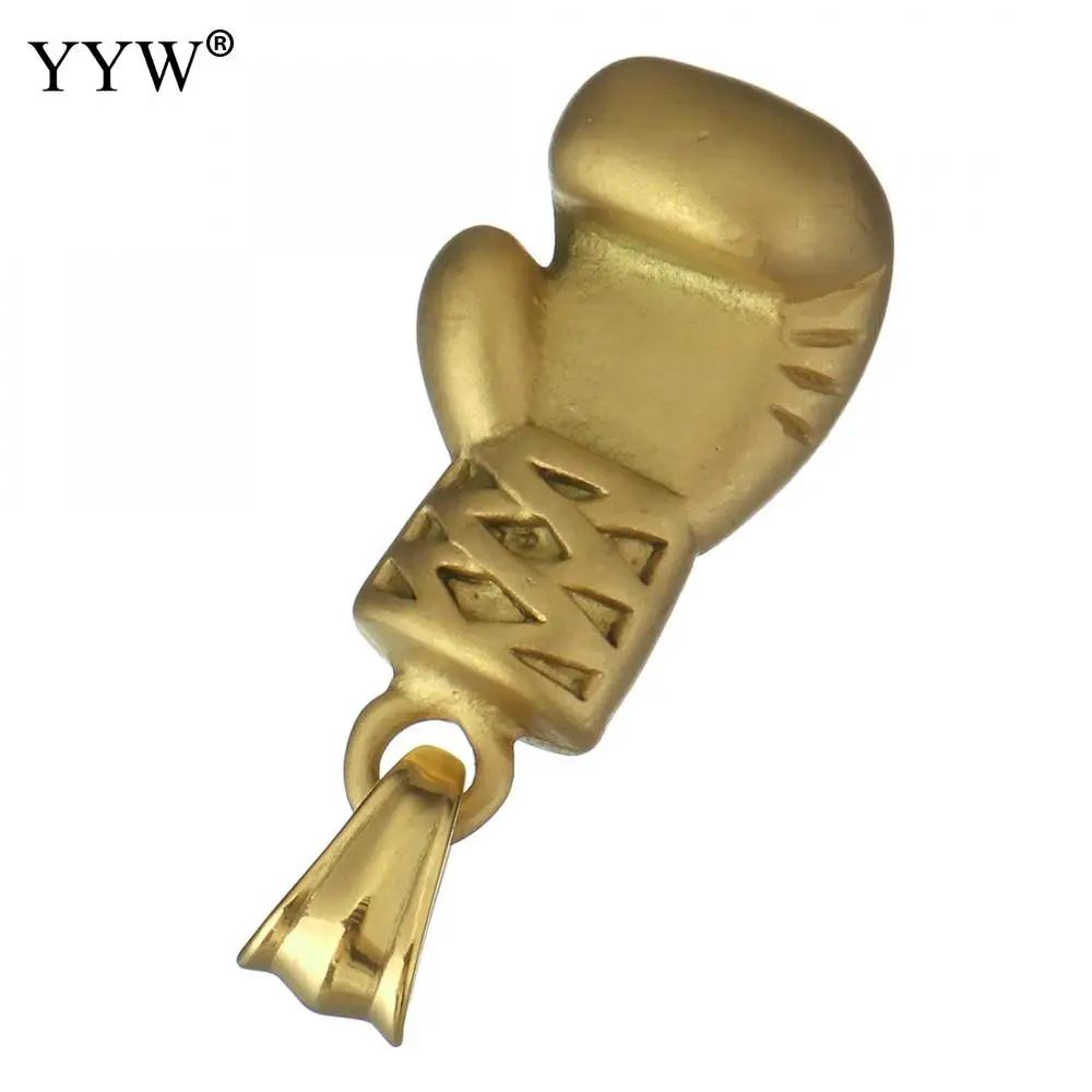 Шикарные боксерские перчатки кулон для ожерелья из нержавеющей стали