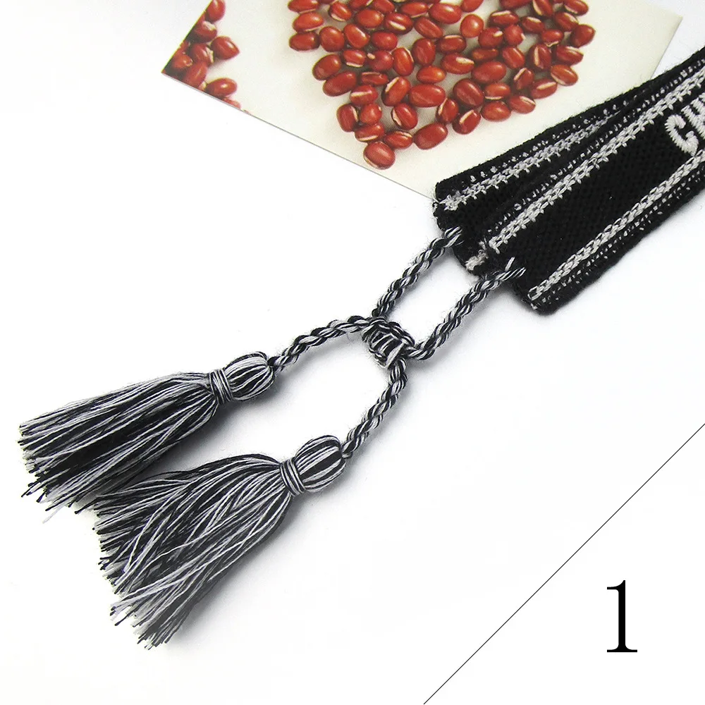 

Vintage friendship Bracelet For Women 2021 Handmade Woven Tassel Bracelet Embroidery Braided Bracelets Wholesale Gifts
