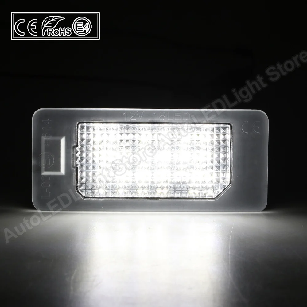 2X светодиодный Подсветка регистрационного номера номерной знак лампа для Audi A4 A5