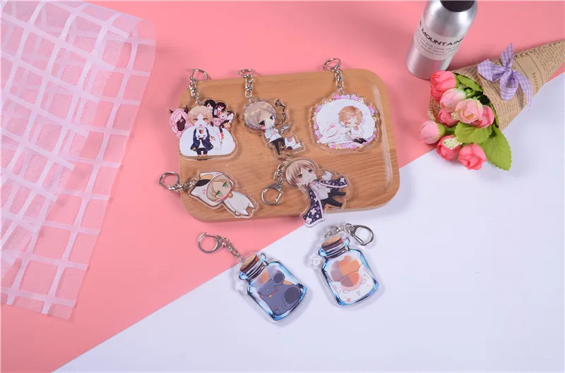 Модные Акриловые брелки для ключей COSANER natlifepo4 Yuujinchou в стиле аниме брелок с